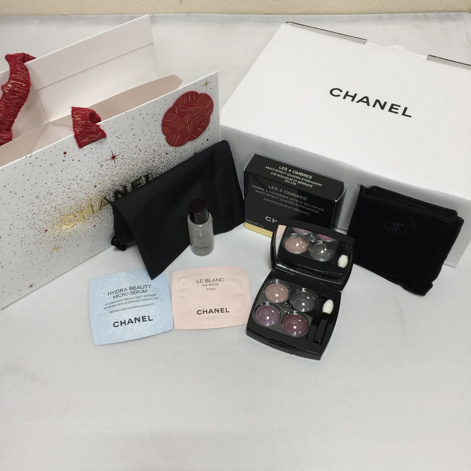 CHANEL レ キャトル オンブル 378 ドゥスール エ セレニテ (ME84-69