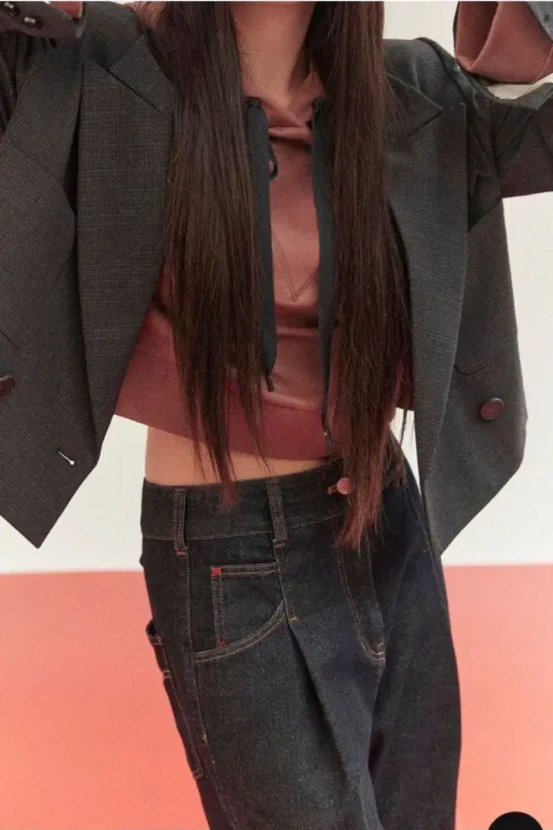 LUCKY CHOUETTE ラッキーシュエトゥ テイルロード クロップド ジャケット 36