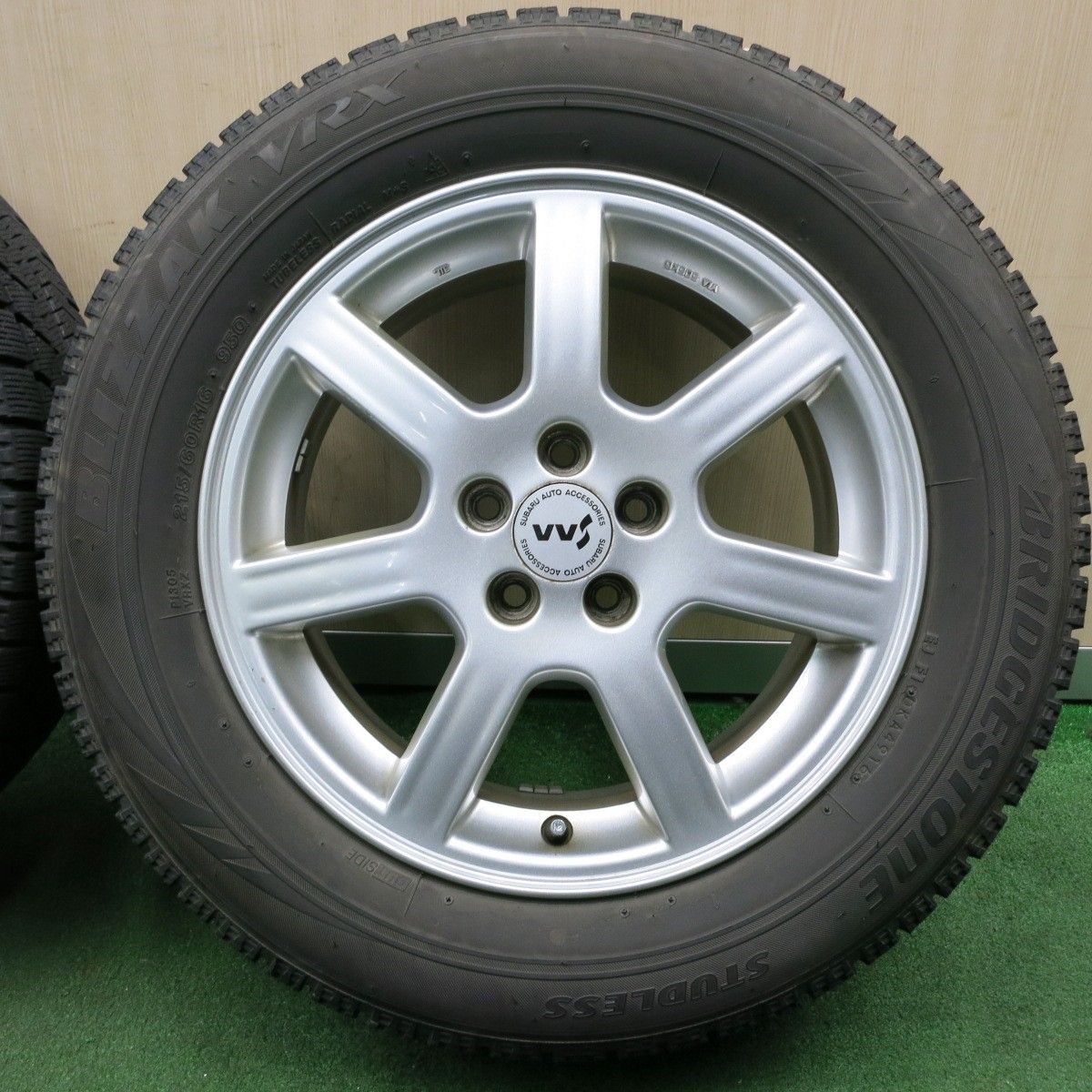 送料無料* キレイ☆スバル フォレスター 純正 OP SAA ENKEI 215/60R16 