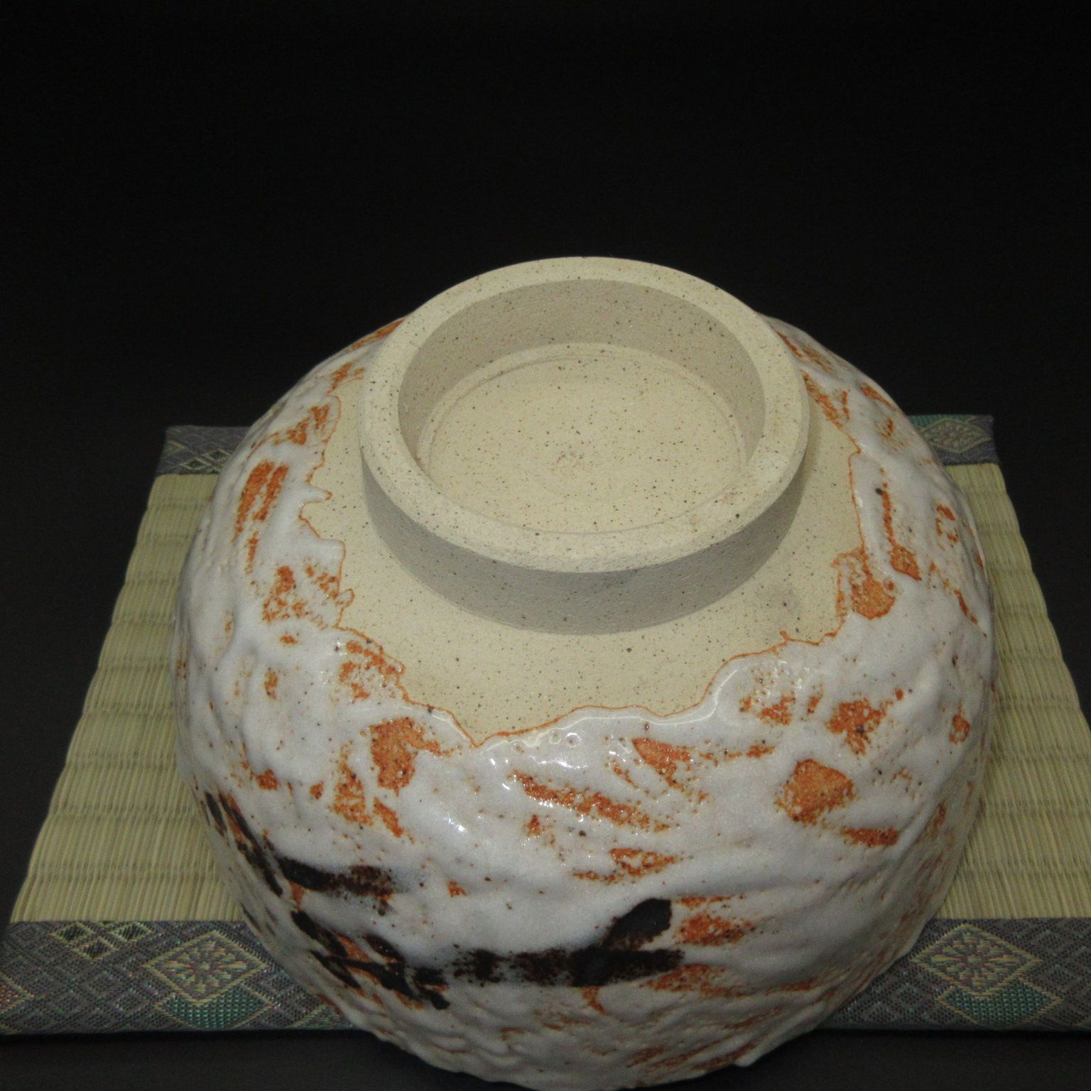 志野焼 鼠志野 四方皿 額鉢 工芸品 陶芸 食器 古美術品 安心の長期修理