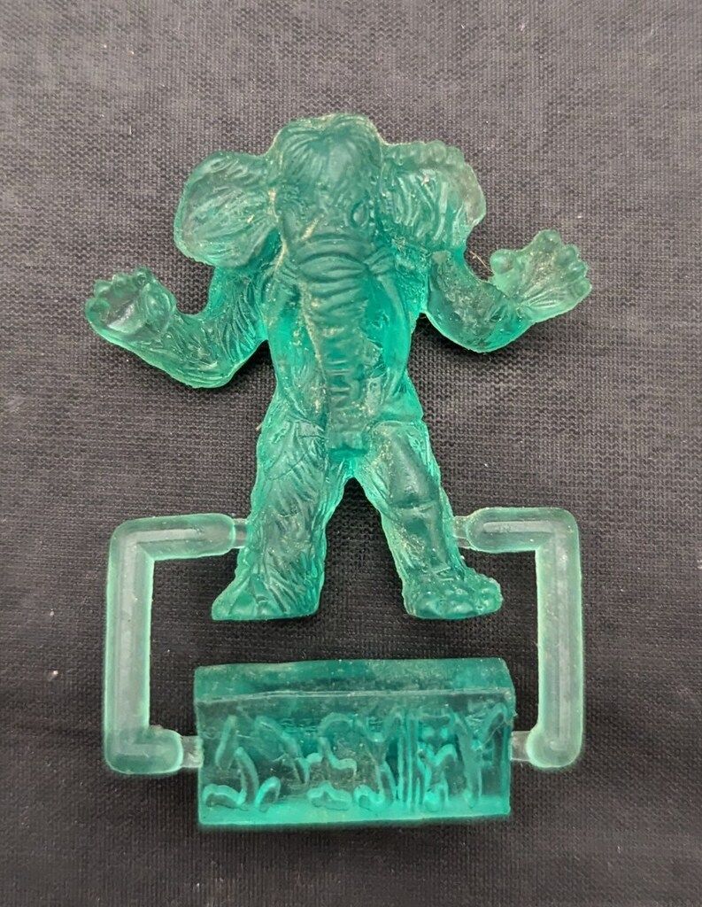 明治製菓 明治チョコスナック 仮面ライダーBLACK マンモス怪人 クリアグリーン