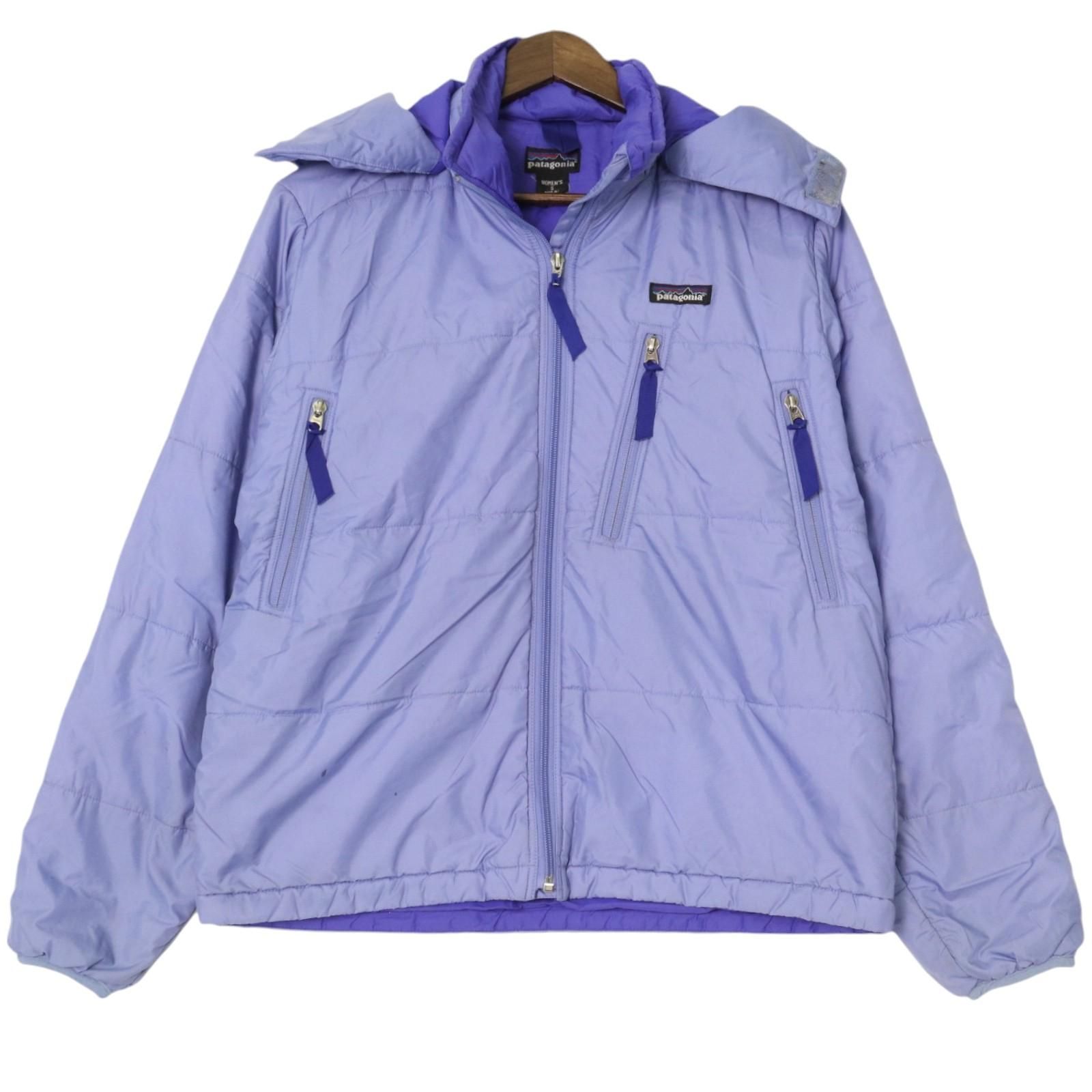 00年代 patagonia パタゴニア パフジャケット アウトドア パープル 