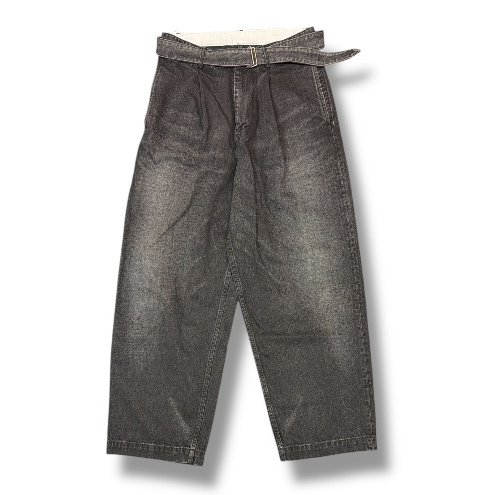 参考上代37400円 未使用品 Graphpaper 25SS Selvage Denim Belted 
