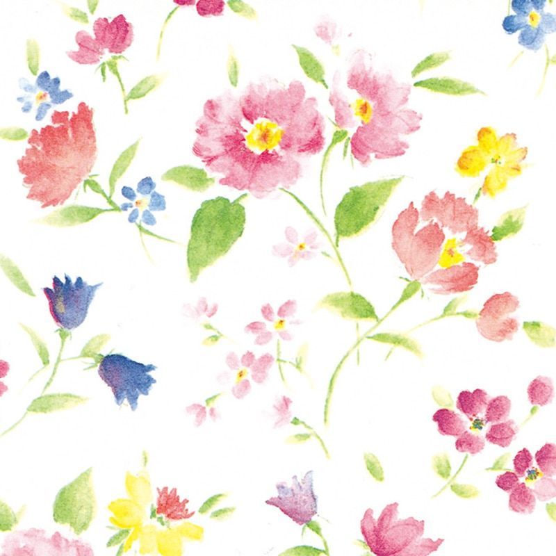 まとめ買い シモジマ HEIKO 包装紙 花柄 半才 花づくし 100枚 750×528mm ラッピング用品 002313100 ×3セット