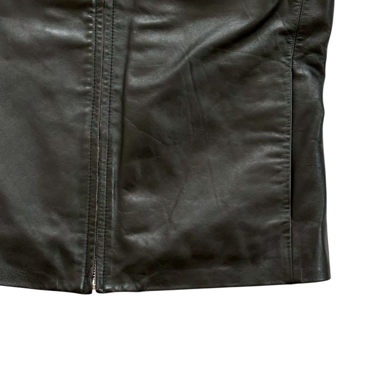 GAP ギャップ レザージャケット 黒 シングルライダー アウター 上着