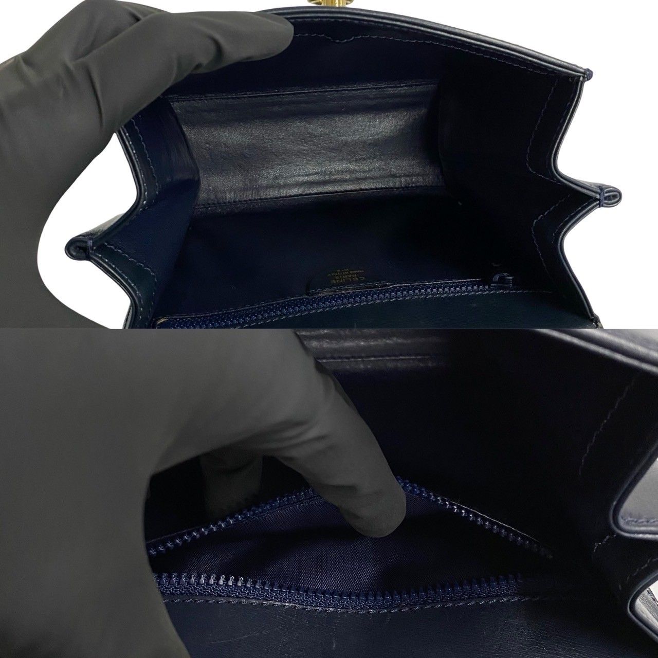 極 美品 袋付き CELINE セリーヌ ヴィンテージ ガンチーニ 金具 極 美品 袋付き CELINE セリーヌ ヴィンテージ ガンチーニ 金具