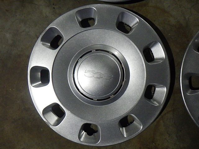 A2312-3 フィアット500 14インチ ホイールキャップ ４枚セット FFCRYSTALESIA_COM