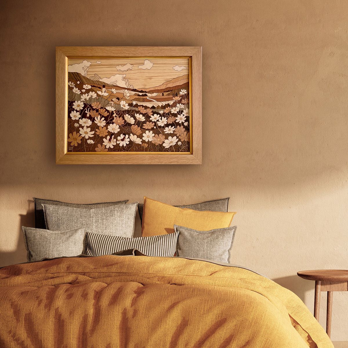 木の絵画・ウッドアート コスモスの丘 アトリエやしろ/マーケタリー 木