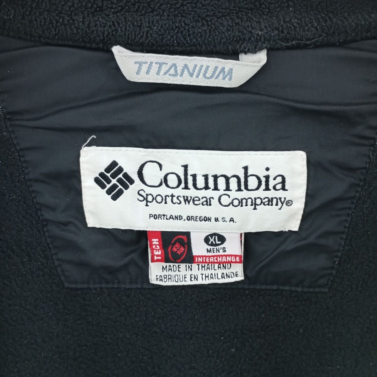 90年代 Columbia コロンビア TITANIUM フリースジャケット