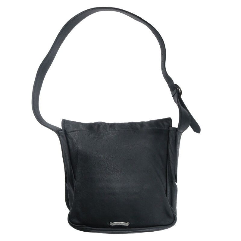 クロムハーツ BAG-MAIL LG CRS/メールバッグ ラージクロス装飾レザー  