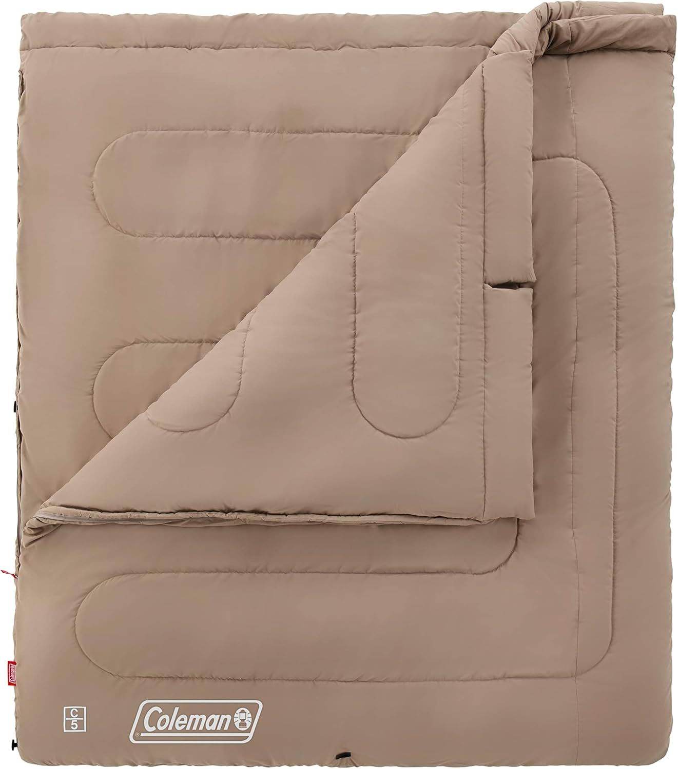 Coleman 寝袋 ファミリー2 IN 1/C5 (グレージュ)