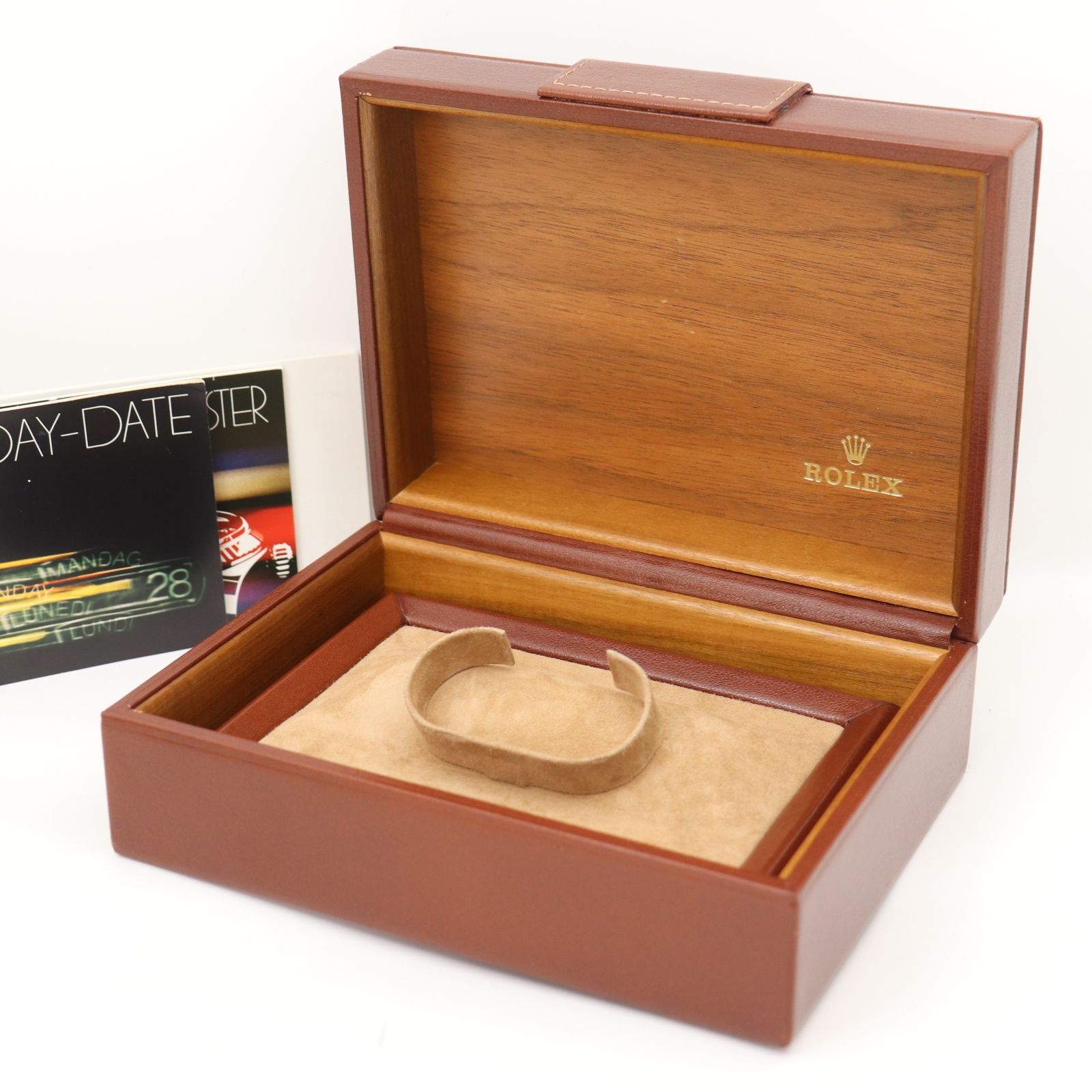 IT9C2ID2HSCW ROLEX DAYDATE ロレックス デイデイト用 空箱 ボックス BOX 内箱 説明書 冊子 付き インテリア 時計用 保管 空き箱