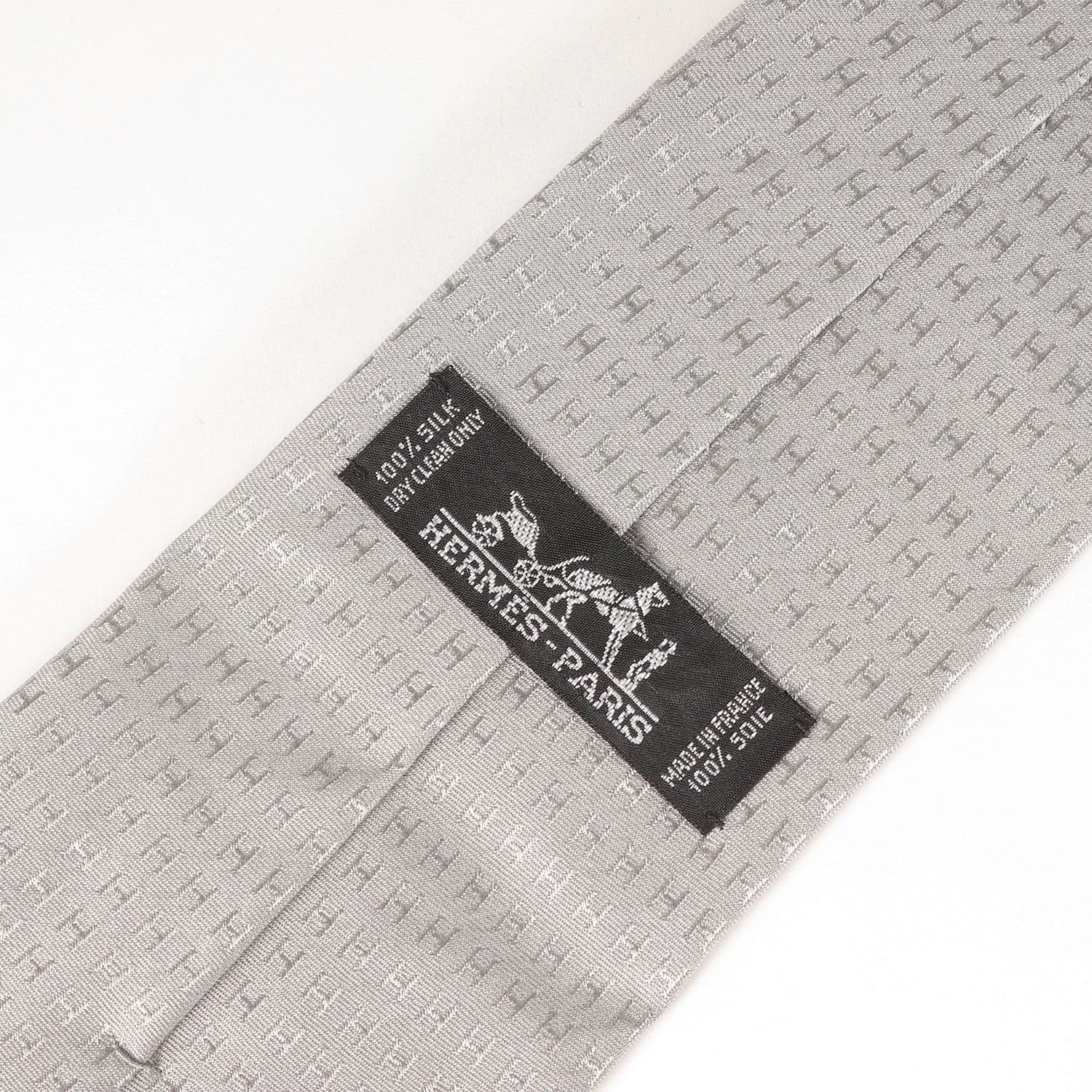 美品】HERMES エルメス ネクタイ | ファソネH ジャガード シルク