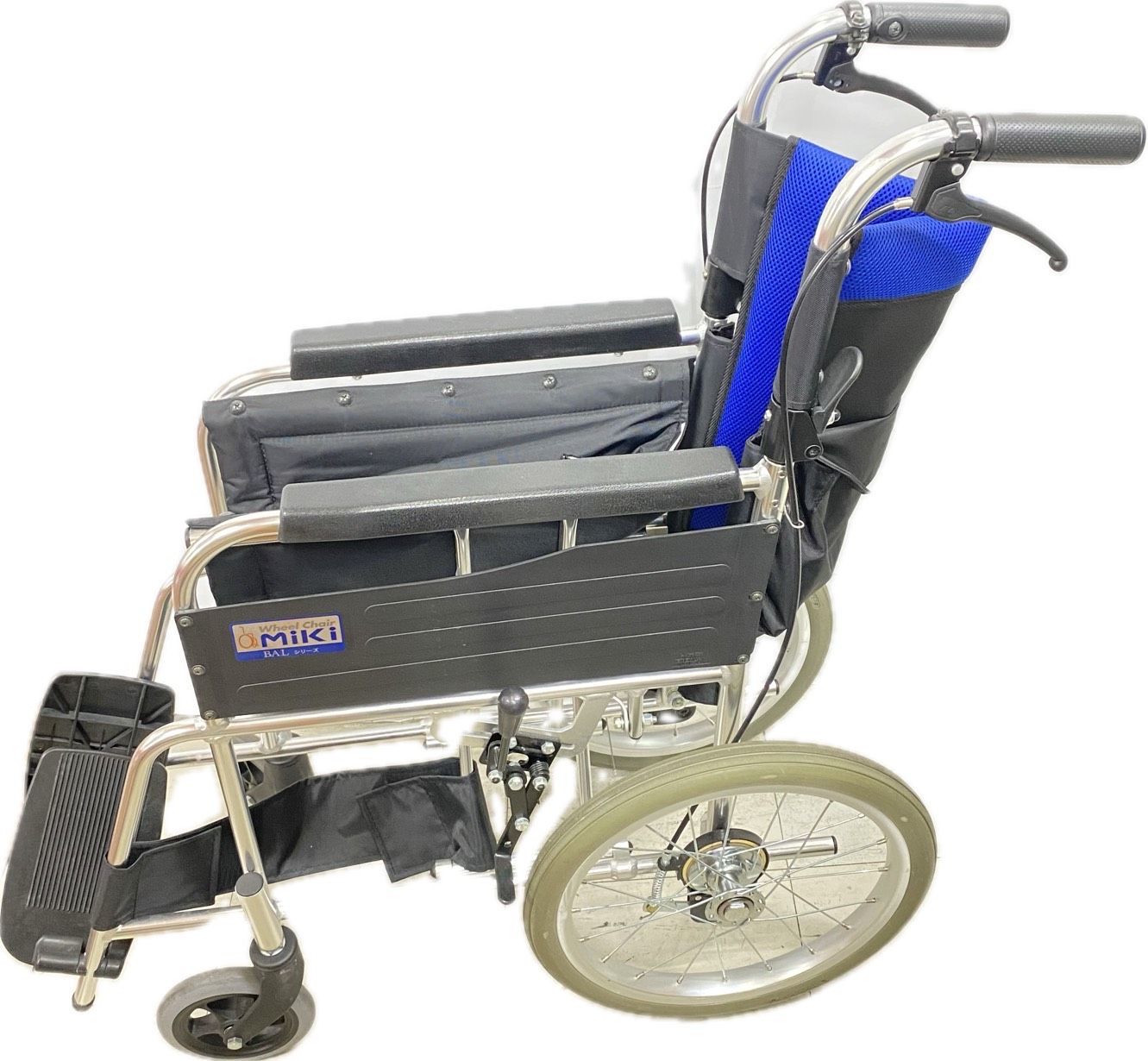 h 9440 MiKi ミキ BAL-2 軽量 折り畳み 介助式 介助用 車いす