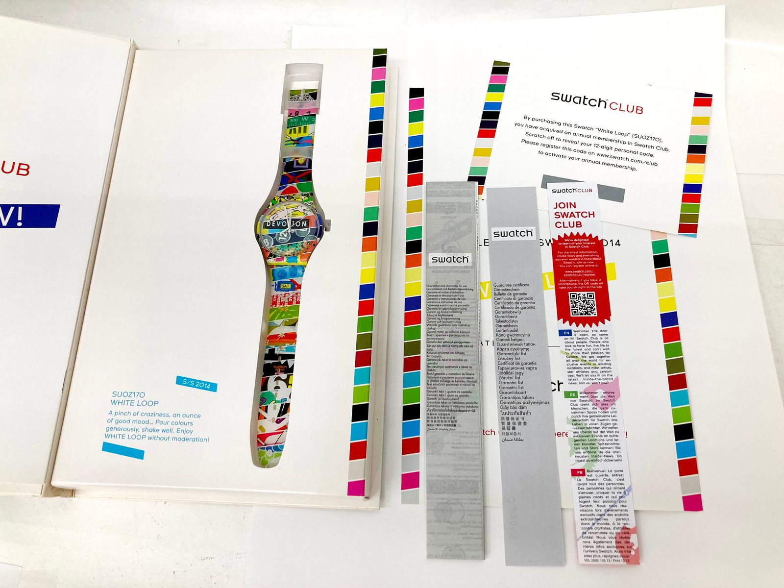 SWATCH (スウォッチ) S/S 2014 WHITE LOOP ホワイトループ 腕時計 