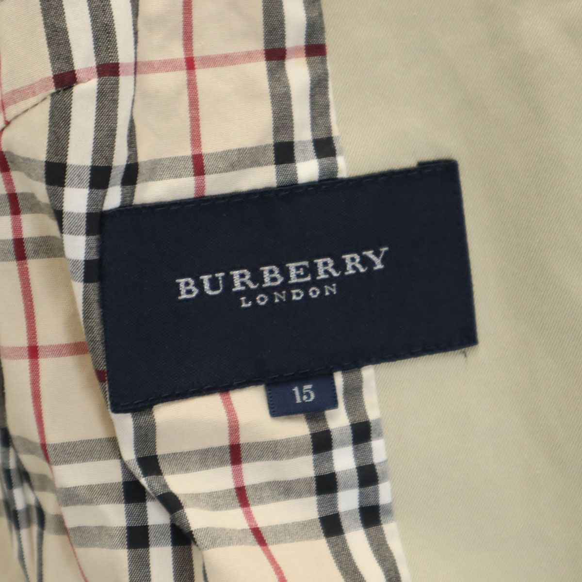 【希少】BURBERRY LONDON バーバリーロンドン コットンジャケット BURBERRY LONDON バーバリー ロンドン ノバチェック コットン