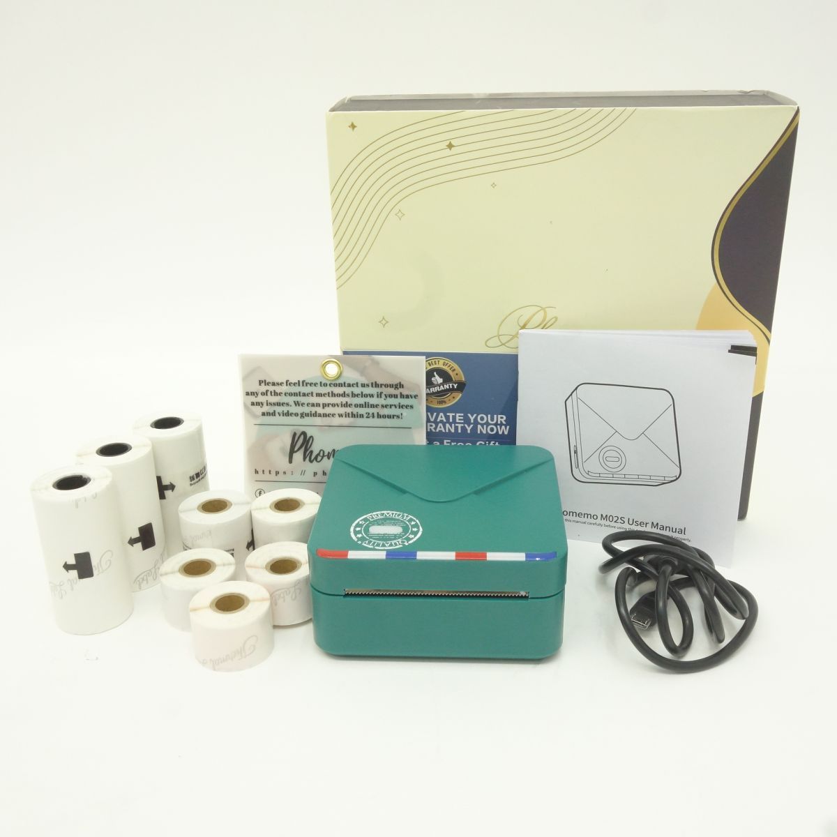 Phomemo フォメモ M02S ミニプリンター ※中古