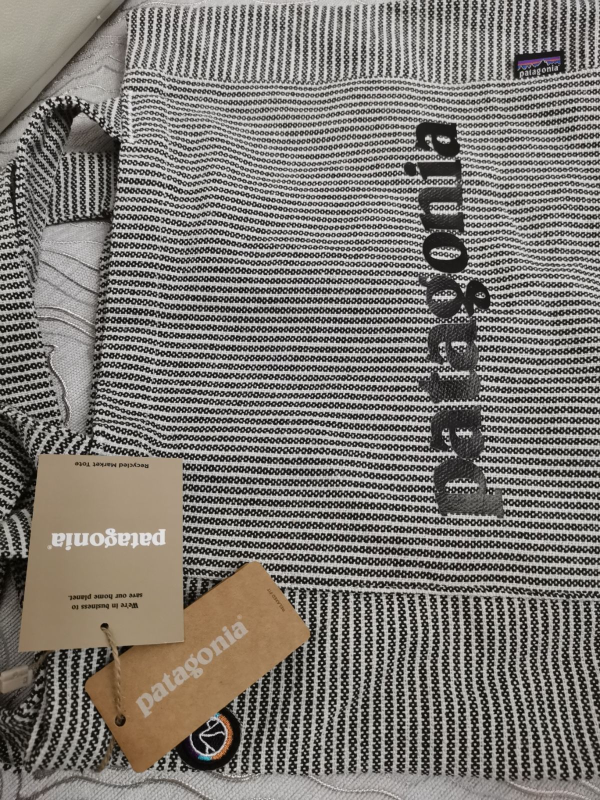 patagonia ストライプ トートバッグ Yahoo!オークション - Patagonia パタゴニア 2023年製 美品