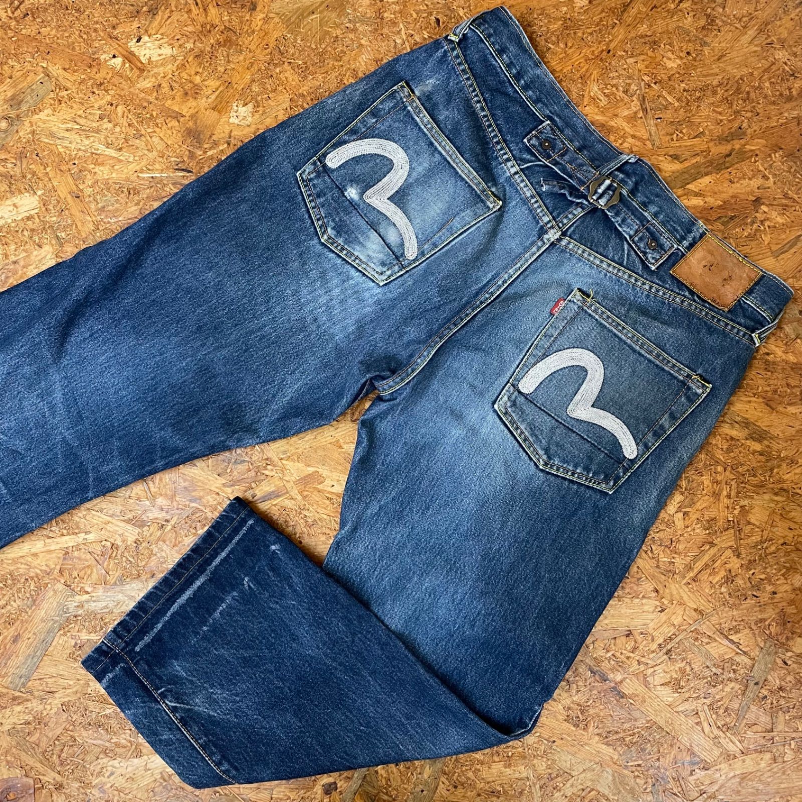 EVISU ストレート デニム W36 エヴィスジーンズ ジーパン エビス EVISU ストレート デニム W36 エヴィスジーンズ ジーパン エビス