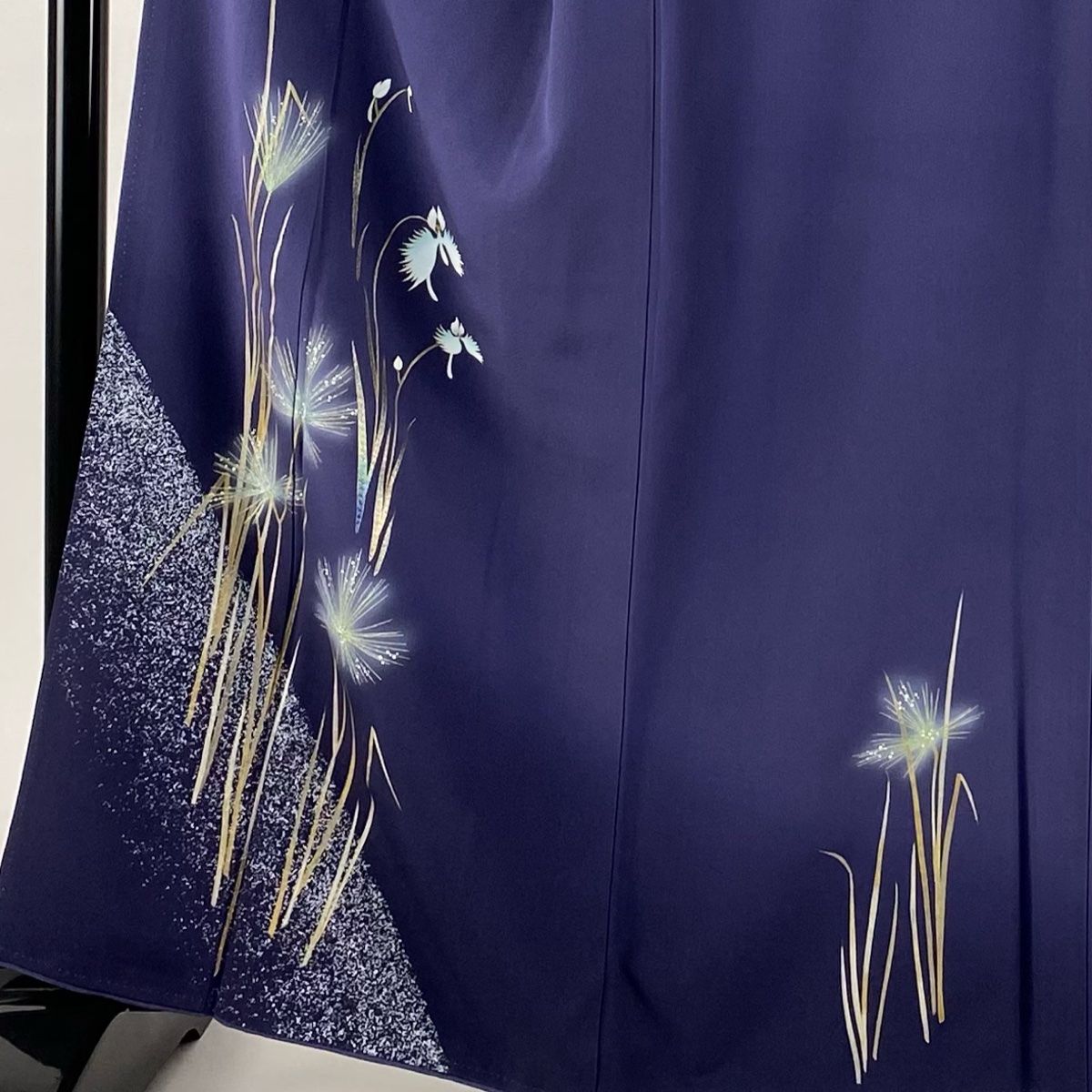 付下げ 身丈155.5cm 裄丈68cm L 袷 華文 花唐草 箔 金彩 ピンク