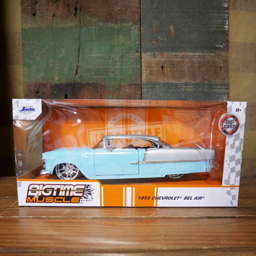 シボレー ベルエア 1955 Chevrolet Bel Air 1/24 レトロミニカー JADA 