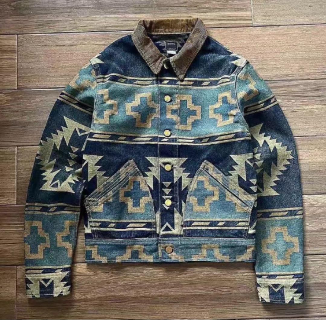 人気ブランドバ40代 Jacquard Valero RRL Trucker メルカリ - ジャケット ジャケット・アウター
