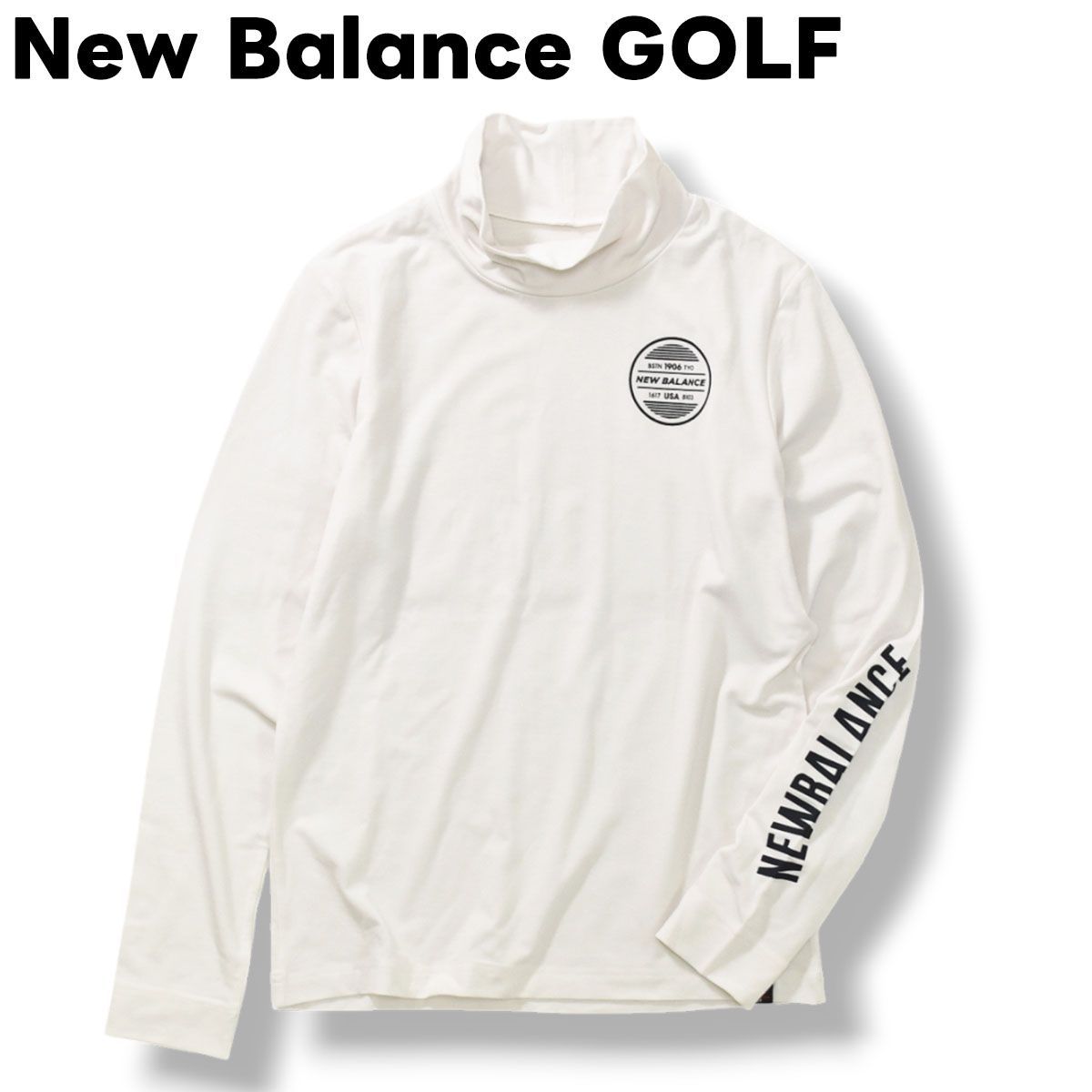 ニューバランス ゴルフ New Balance GOLF ハイネック 長袖 Tシャツ 2 ホワイト レディース 012－0267504 ♪ - メルカリ