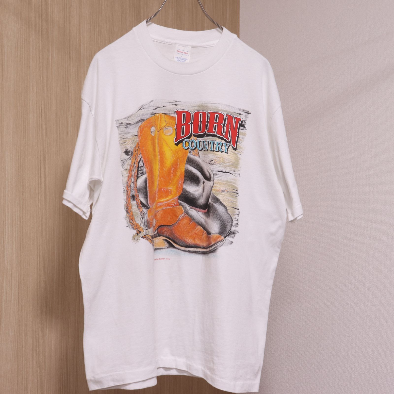 USA製 古着 90's 白 ロゴ 希少 ビンテージ ビッグプリント Tシャツ 