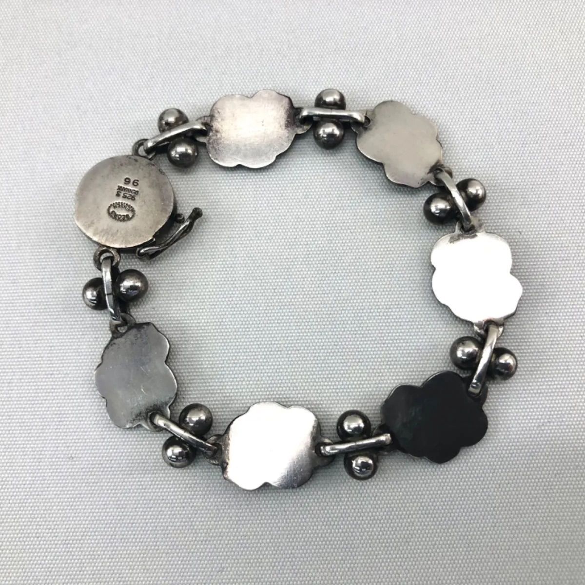 ジョージジェンセン　ムーンライトグレープ　リーフ　ブレスレット　925 96 Georg Jensen/ジョージジェンセン】 ムーンライトグレープ 96