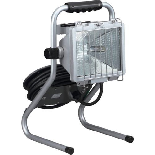 ハタヤ　防雨型ドラムスタンドハロゲンライト　３００Ｗ　１００Ｖ接地付電線７ｍ