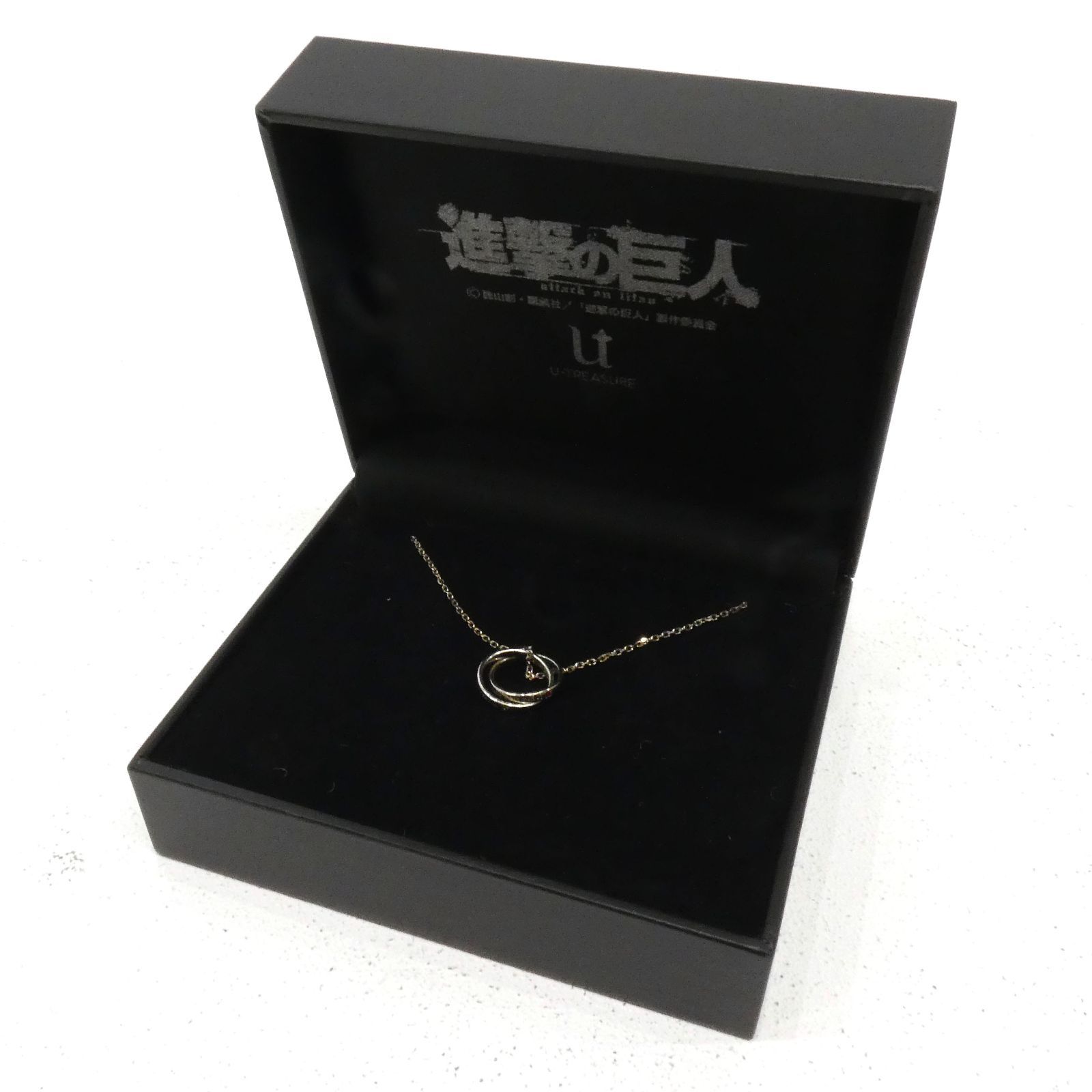 進撃の巨人 U-TREASURE エルヴィン×リヴァイ ダブルリングペンダント