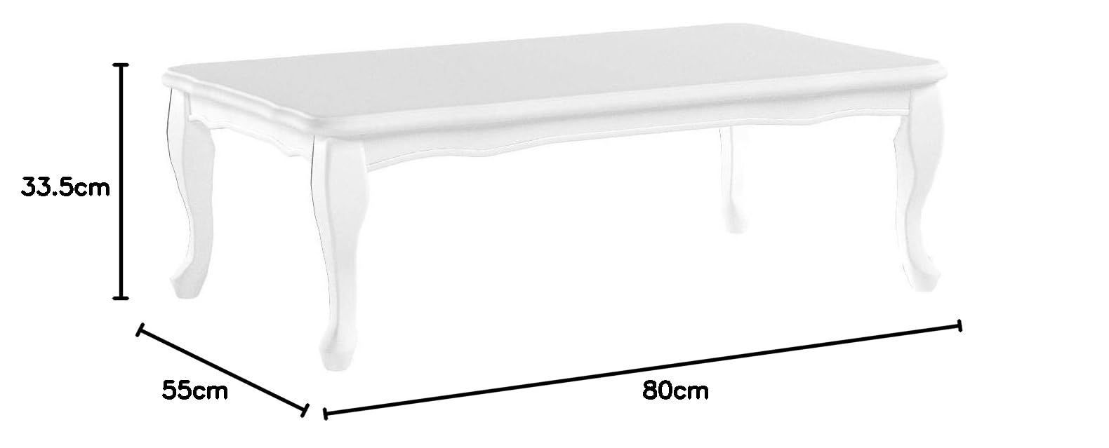 在庫 ローテーブル フェミニン 完成品 折りたたみ テーブル ホワイト 猫脚 萩原 MT-7030WH MARWIL-DEMENAGEMENTS_CH