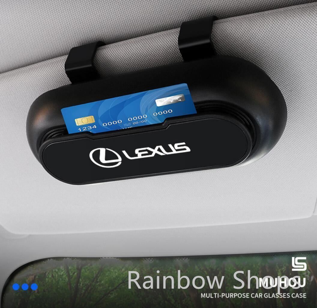 新品未使用】高級感 レクサス LEXUS 車載 メガネ ホルダー 2個