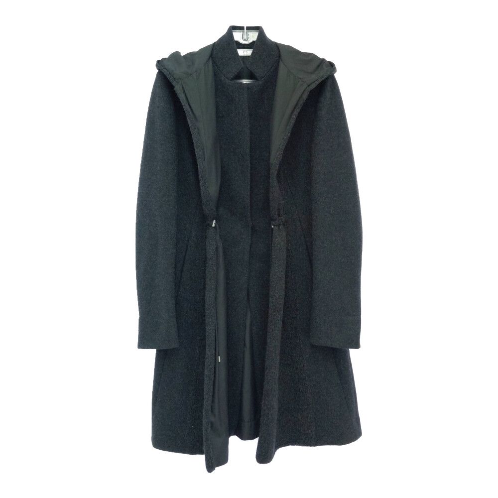 ブルネロクチネリ Aラインコート ウール カシミヤ 　フード　グレー　サイズ40 BRUNELLO CUCINELLI ブルネロクチネリ Aラインコート ウール