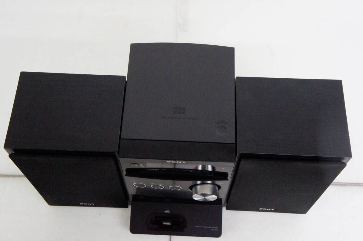 SONYソニー ウォークマン用ドックコンポ CMT-S10 ウォークマン CD ラジオ CDコンポ