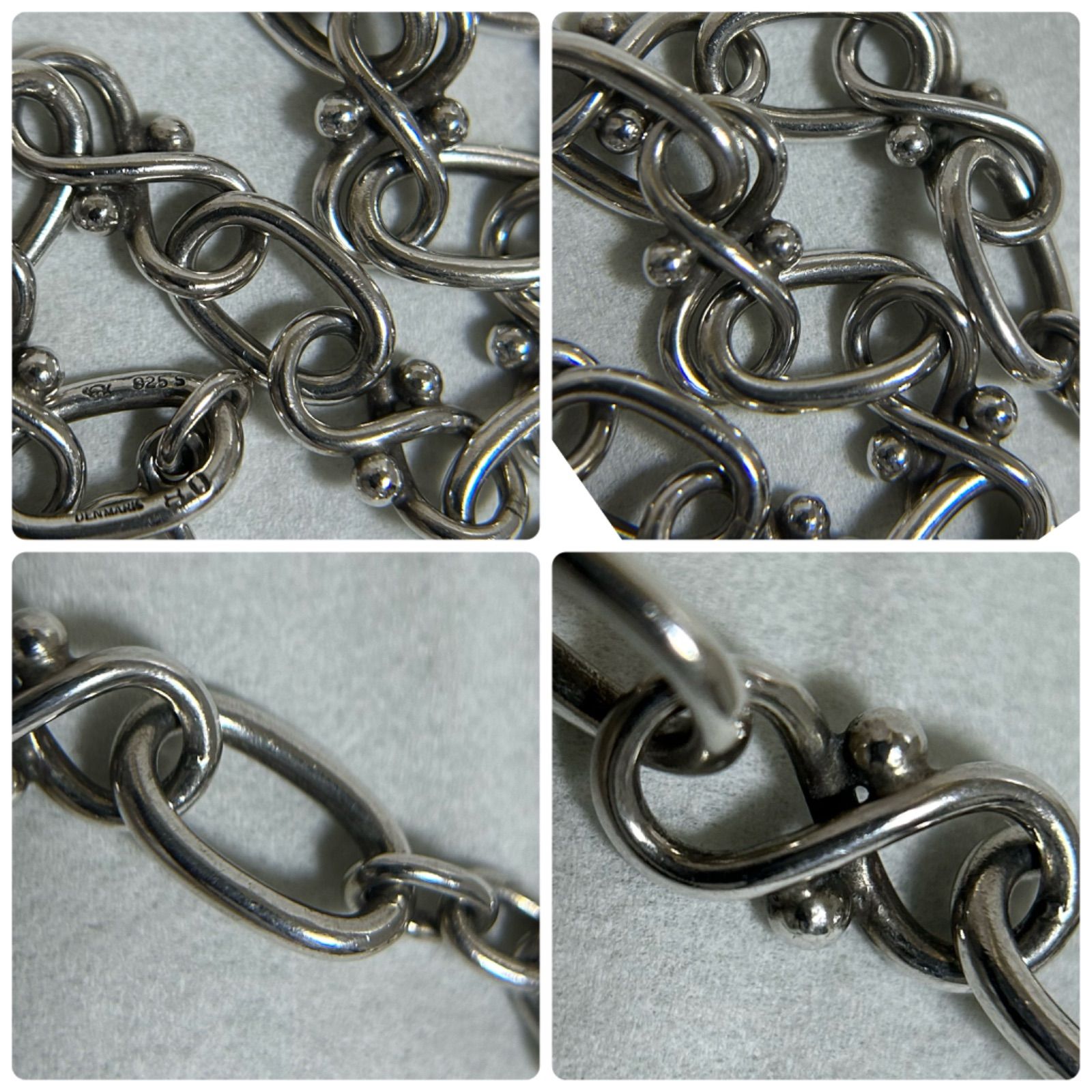 ジョージジェンセン 希少 ブレスレット AG925 ヴィンテージ Georg