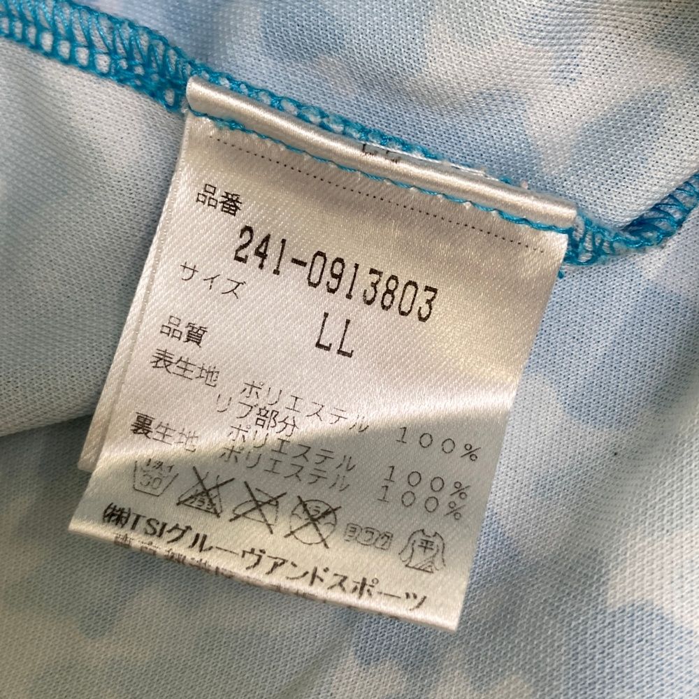 PING ピン　ゴルフ　セットアップ　モックネック　スカート　紺白　星　Ｌ　美品 PING ピン ゴルフ セットアップ モックネック スカート 紺白 星