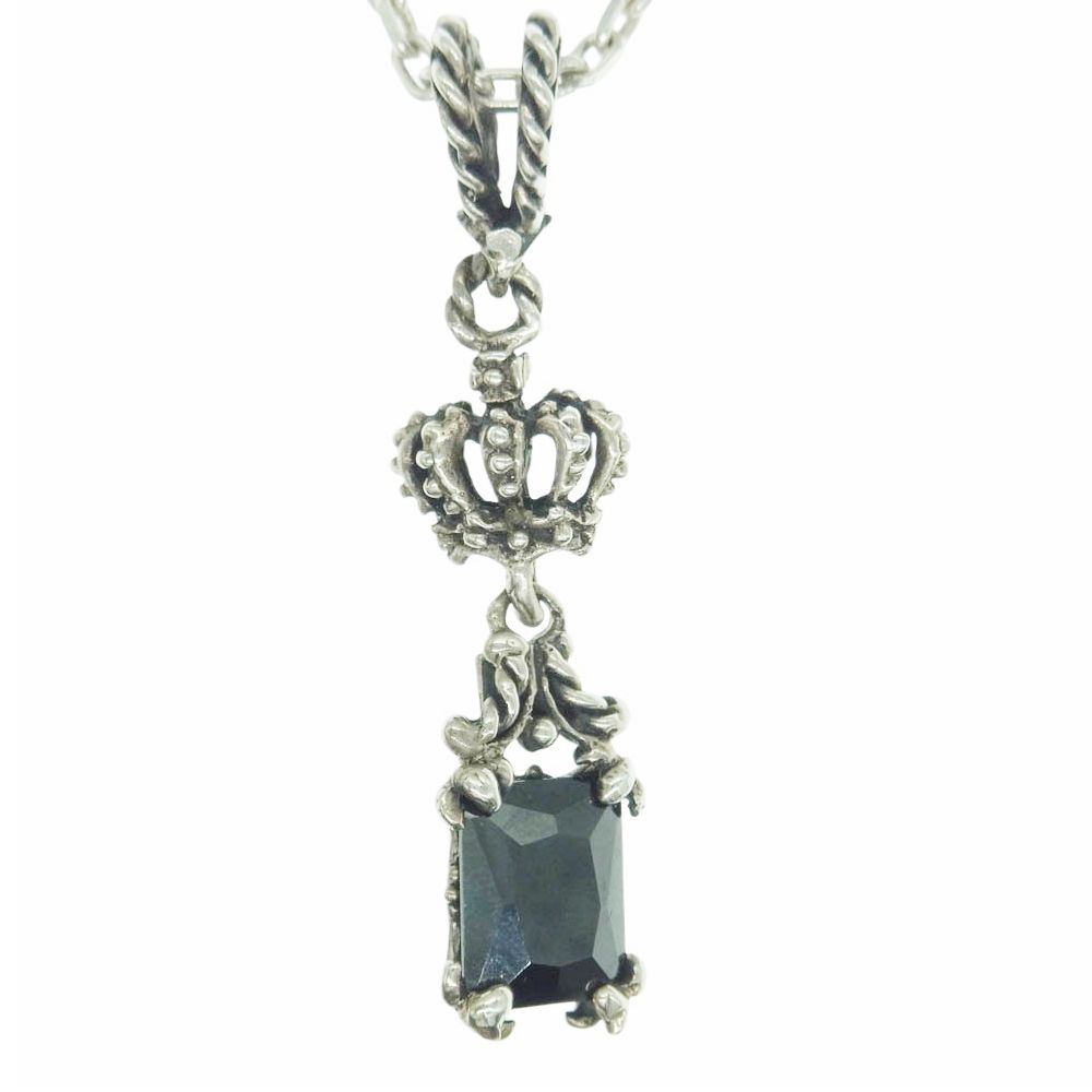 092【ロイヤルオーダー】シルバー　アントワネット　　ネックレス　ブルー 092【ロイヤルオーダー】シルバー アントワネット ネックレス ブルー