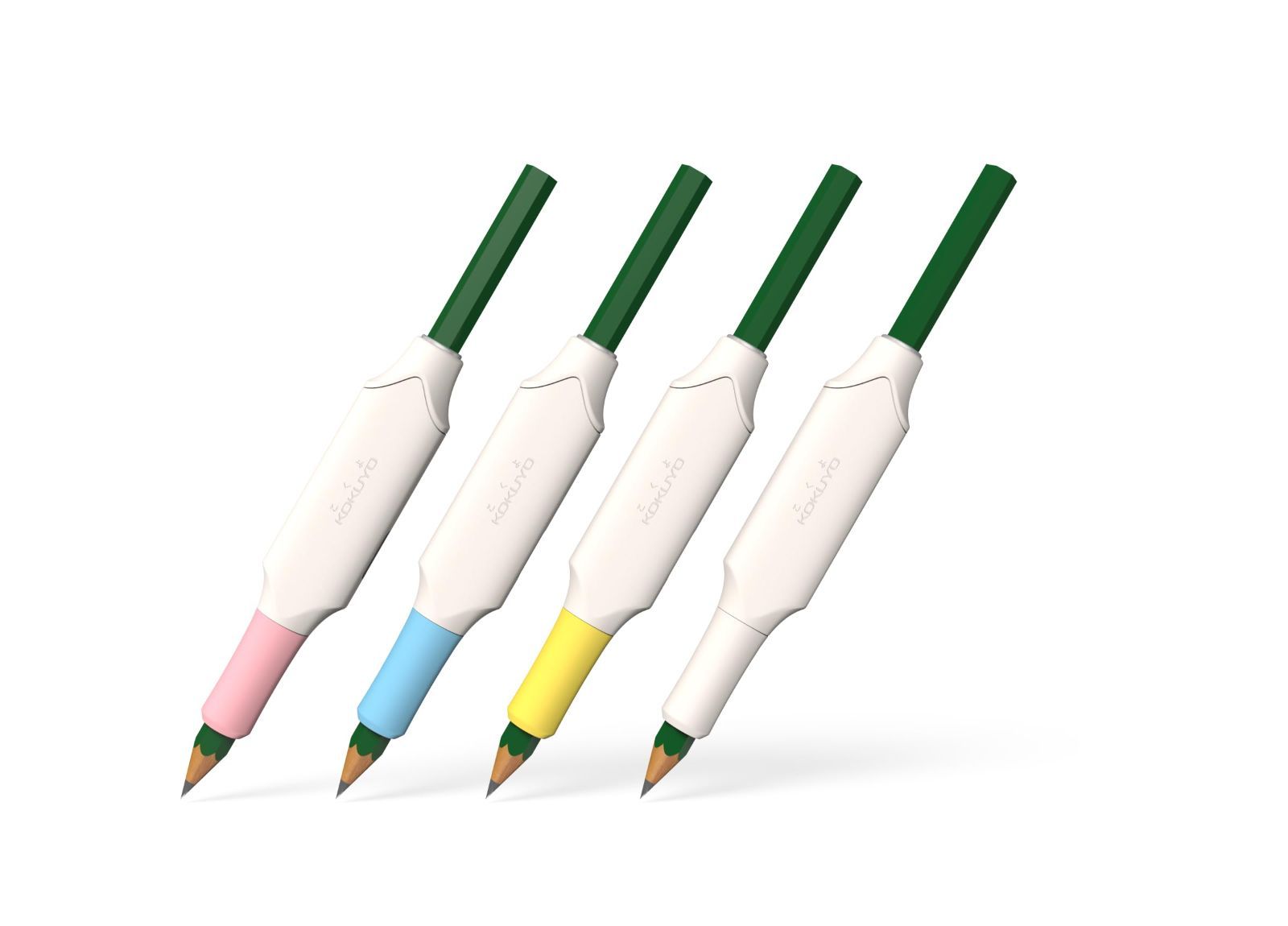 いつもの鉛筆に取り付けてやる気アップ iOS Android両対応 NST-YRK1 グリップ付き しゅくだいやる気ペン コクヨ KOKUYO