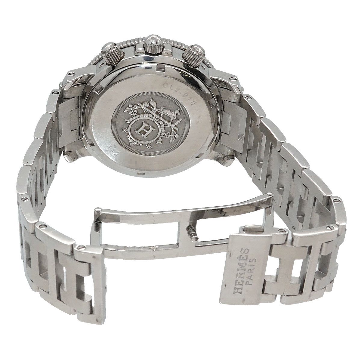 ✨超美品　エルメスHERMES クリッパー ダイバー CL2.910腕時計 HERMES エルメス CL2.910 クリッパー ダイバー クロノグラフ