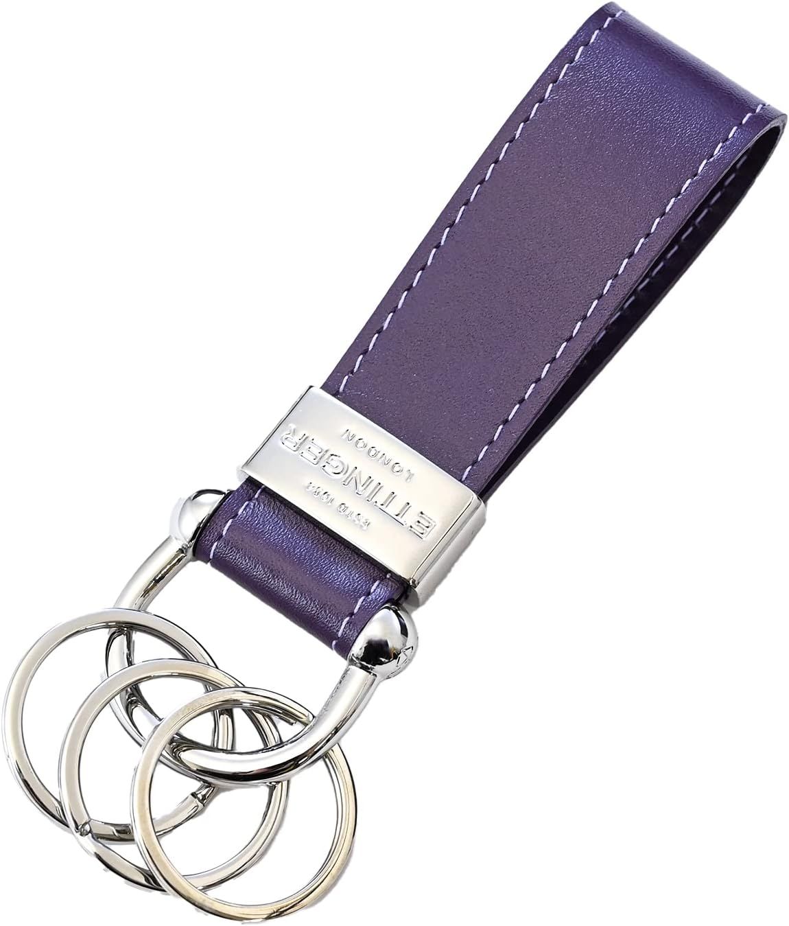 [エッティンガー] キーリング キーホルダー 3連 メンズ ロイヤルコレクション ST152ASL Purple パープル [並行輸入品]