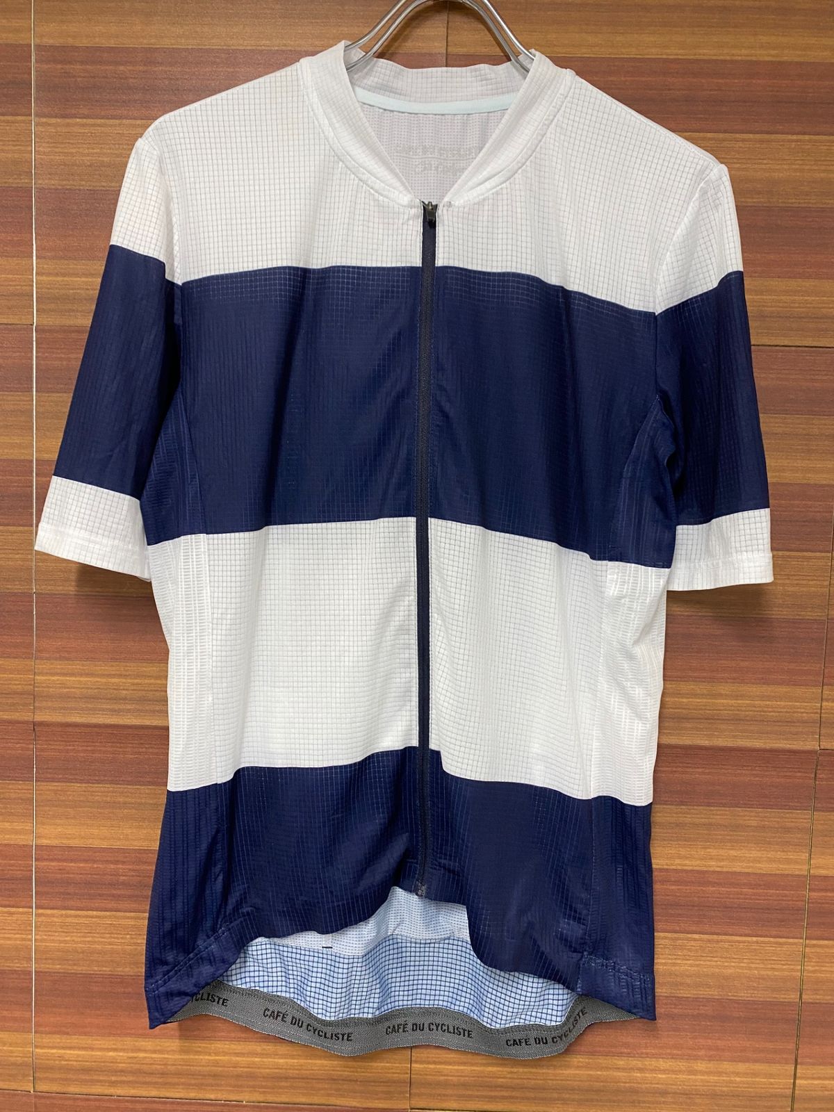 【新品未使用】カフェドシクリステ　エリアン IO567 カフェドシクリステ CAFE DU CYCLISTE 半袖 サイクルジャージ 白