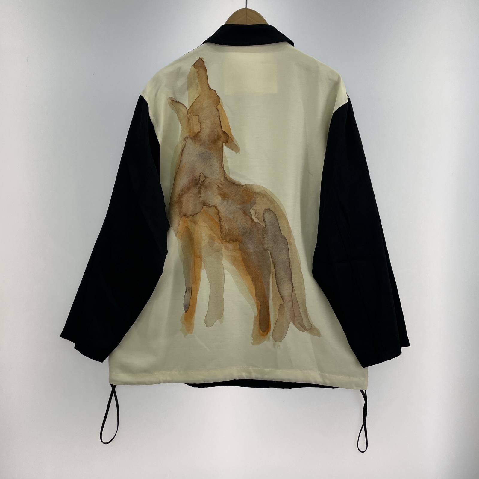 JIL SANDER バックグラフィック コーチジャケット 46 ブラック - メルカリ