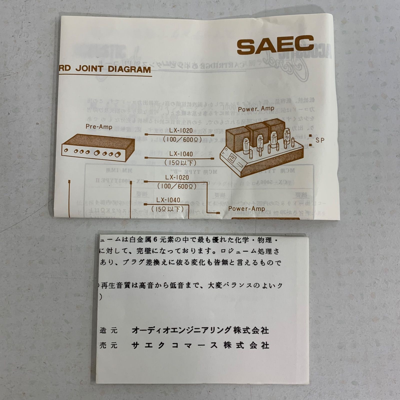 フォノケーブル