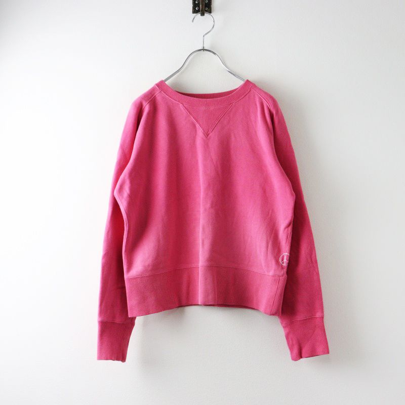 Ron Herman - 2022AW ロンハーマン RHC Ron Herman Freedom Sleeve Sweat 刺繍トレーナー/ピンク トップス スウェット プルオーバー【2400014483390】 2022AW ロンハーマン RHC Ron Herman Freedom Sleeve Sweat 刺繍