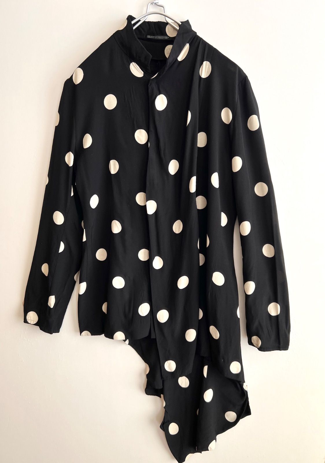 Yohji Yamamoto + Noir ヨウジヤマモトプリュスノアール 変形デザイン 