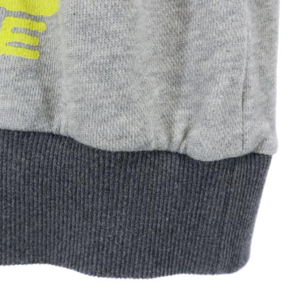 メゾンキツネ　ヘビーウエイト　ロゴプリント　スウェット　トレーナー　L　グレー 期間限定SALE】 メゾン キツネ MAISON KITSUNE トレーナー