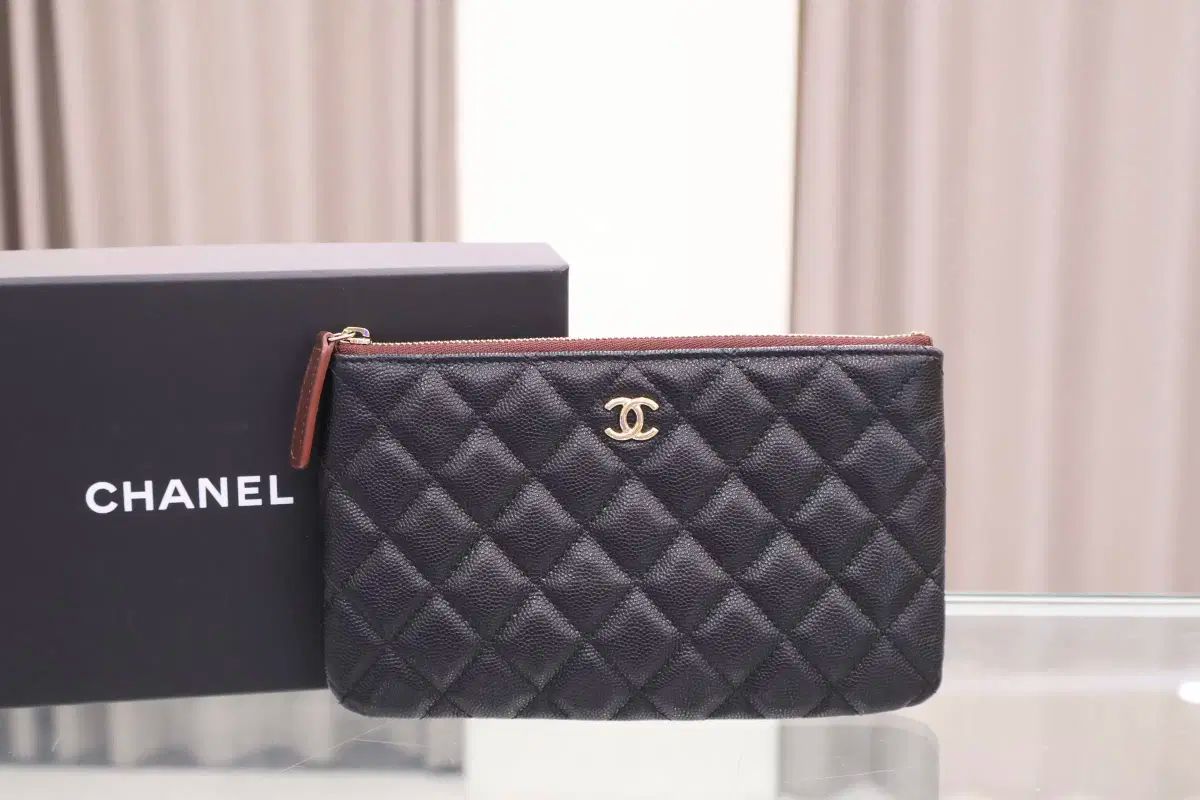 Chanel シャネル クラシック スモール キャビア ポーチ ap1071 フルセット