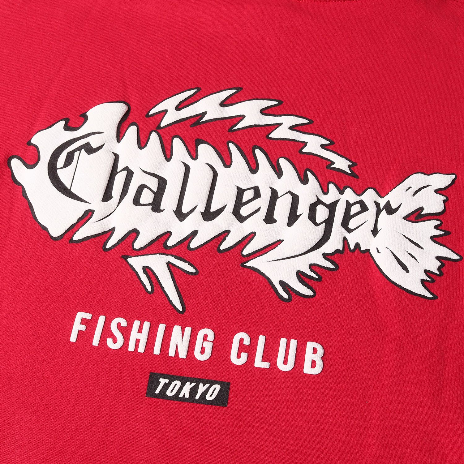 CHALLENGER チャレンジャー パーカー サイズ:XL 19AW 発泡プリント スウェット パーカー FISHING CLUB HOODIE  レッド 赤 トップス フーディー スウェットシャツ【メンズ】 - メルカリ