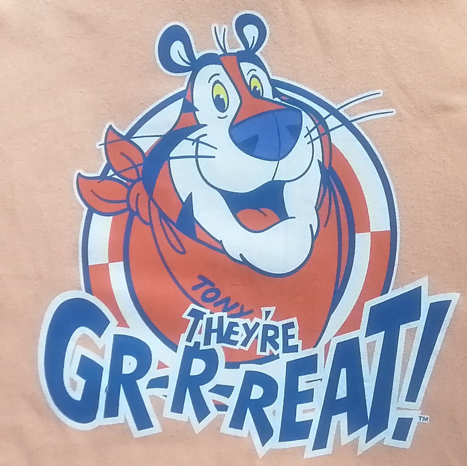 Kellogg's ケロッグ トニー・ザ・タイガー「THEY'RE GR-R-REAT!」プリントパーカー サイズS - メルカリ